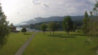 Archiv Foto Webcam am Strandbad Hermagor am Pressegger See in Kärnten - Österreich. 07:00