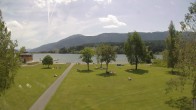 Archiv Foto Webcam am Strandbad Hermagor am Pressegger See in Kärnten - Österreich. 11:00