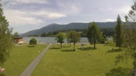 Archiv Foto Webcam am Strandbad Hermagor am Pressegger See in Kärnten - Österreich. 13:00