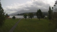 Archiv Foto Webcam am Strandbad Hermagor am Pressegger See in Kärnten - Österreich. 13:00