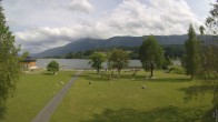 Archiv Foto Webcam am Strandbad Hermagor am Pressegger See in Kärnten - Österreich. 15:00