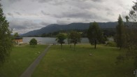 Archiv Foto Webcam am Strandbad Hermagor am Pressegger See in Kärnten - Österreich. 17:00