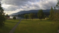 Archiv Foto Webcam am Strandbad Hermagor am Pressegger See in Kärnten - Österreich. 05:00
