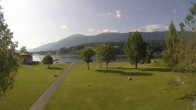 Archiv Foto Webcam am Strandbad Hermagor am Pressegger See in Kärnten - Österreich. 07:00