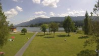 Archiv Foto Webcam am Strandbad Hermagor am Pressegger See in Kärnten - Österreich. 13:00
