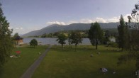 Archiv Foto Webcam am Strandbad Hermagor am Pressegger See in Kärnten - Österreich. 15:00