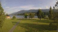 Archiv Foto Webcam am Strandbad Hermagor am Pressegger See in Kärnten - Österreich. 17:00