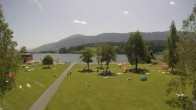 Archiv Foto Webcam am Strandbad Hermagor am Pressegger See in Kärnten - Österreich. 11:00