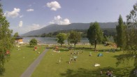 Archiv Foto Webcam am Strandbad Hermagor am Pressegger See in Kärnten - Österreich. 15:00