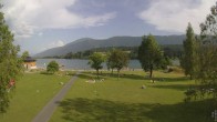 Archiv Foto Webcam am Strandbad Hermagor am Pressegger See in Kärnten - Österreich. 17:00