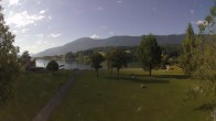 Archiv Foto Webcam am Strandbad Hermagor am Pressegger See in Kärnten - Österreich. 07:00