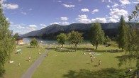 Archiv Foto Webcam am Strandbad Hermagor am Pressegger See in Kärnten - Österreich. 15:00