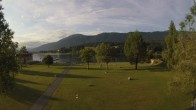 Archiv Foto Webcam am Strandbad Hermagor am Pressegger See in Kärnten - Österreich. 05:00