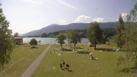 Archiv Foto Webcam am Strandbad Hermagor am Pressegger See in Kärnten - Österreich. 09:00