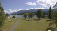 Archiv Foto Webcam am Strandbad Hermagor am Pressegger See in Kärnten - Österreich. 13:00