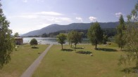 Archiv Foto Webcam am Strandbad Hermagor am Pressegger See in Kärnten - Österreich. 09:00