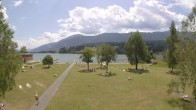 Archiv Foto Webcam am Strandbad Hermagor am Pressegger See in Kärnten - Österreich. 11:00