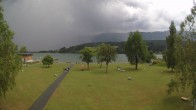 Archiv Foto Webcam am Strandbad Hermagor am Pressegger See in Kärnten - Österreich. 13:00
