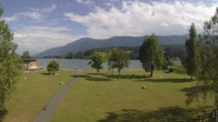 Archiv Foto Webcam am Strandbad Hermagor am Pressegger See in Kärnten - Österreich. 15:00