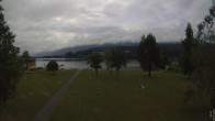 Archiv Foto Webcam am Strandbad Hermagor am Pressegger See in Kärnten - Österreich. 07:00