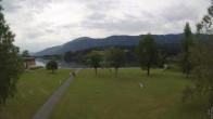 Archiv Foto Webcam am Strandbad Hermagor am Pressegger See in Kärnten - Österreich. 09:00
