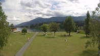 Archiv Foto Webcam am Strandbad Hermagor am Pressegger See in Kärnten - Österreich. 13:00