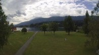 Archiv Foto Webcam am Strandbad Hermagor am Pressegger See in Kärnten - Österreich. 09:00