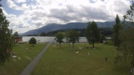 Archiv Foto Webcam am Strandbad Hermagor am Pressegger See in Kärnten - Österreich. 11:00