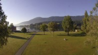 Archiv Foto Webcam am Strandbad Hermagor am Pressegger See in Kärnten - Österreich. 06:00