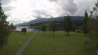Archiv Foto Webcam am Strandbad Hermagor am Pressegger See in Kärnten - Österreich. 09:00