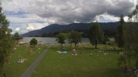 Archiv Foto Webcam am Strandbad Hermagor am Pressegger See in Kärnten - Österreich. 15:00