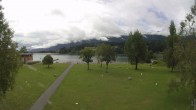 Archiv Foto Webcam am Strandbad Hermagor am Pressegger See in Kärnten - Österreich. 09:00