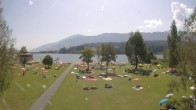 Archiv Foto Webcam am Strandbad Hermagor am Pressegger See in Kärnten - Österreich. 11:00