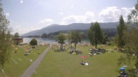 Archiv Foto Webcam am Strandbad Hermagor am Pressegger See in Kärnten - Österreich. 11:00