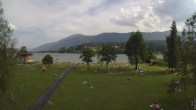 Archiv Foto Webcam am Strandbad Hermagor am Pressegger See in Kärnten - Österreich. 15:00