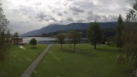 Archiv Foto Webcam am Strandbad Hermagor am Pressegger See in Kärnten - Österreich. 09:00