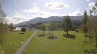 Archiv Foto Webcam am Strandbad Hermagor am Pressegger See in Kärnten - Österreich. 11:00