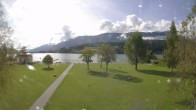 Archiv Foto Webcam am Strandbad Hermagor am Pressegger See in Kärnten - Österreich. 09:00