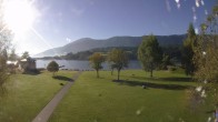 Archiv Foto Webcam am Strandbad Hermagor am Pressegger See in Kärnten - Österreich. 08:00