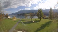 Archiv Foto Webcam am Strandbad Hermagor am Pressegger See in Kärnten - Österreich. 13:00