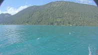 Archiv Foto Webcam Blick über den Weissensee in Kärnten 15:00