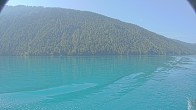 Archiv Foto Webcam Blick über den Weissensee in Kärnten 09:00