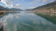 Archived image Webcam View of Lake Weissensee 13:00
