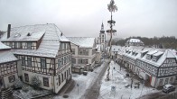 Archiv Foto Webcam Blick auf den Marktplatz von Gersfeld 07:00