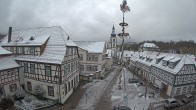 Archiv Foto Webcam Blick auf den Marktplatz von Gersfeld 09:00