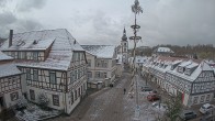 Archiv Foto Webcam Blick auf den Marktplatz von Gersfeld 11:00