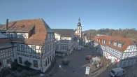 Archiv Foto Webcam Blick auf den Marktplatz von Gersfeld 09:00