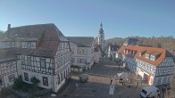 Archiv Foto Webcam Blick auf den Marktplatz von Gersfeld 13:00