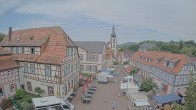 Archiv Foto Webcam Blick auf den Marktplatz von Gersfeld 09:00