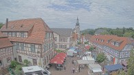 Archiv Foto Webcam Blick auf den Marktplatz von Gersfeld 11:00